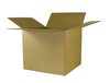 Skldac krabice z vlnit lepenky, 3 vrstv,  390 x 390 x 340 mm   -   Kvalita 1.30 C,  hnd  